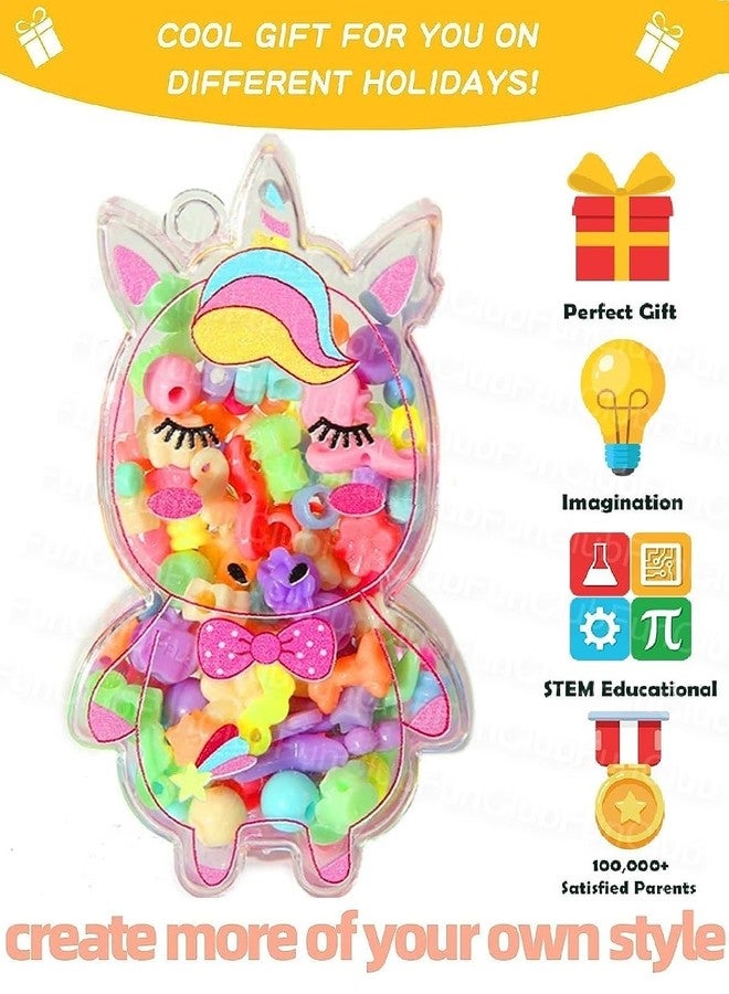 ASFunClub Art & Craft Kit - DIY Jewelry Making Kit for Girls - Multicolor Bead Set With Necklace & Bracelet Making Activity Toys - Image 4